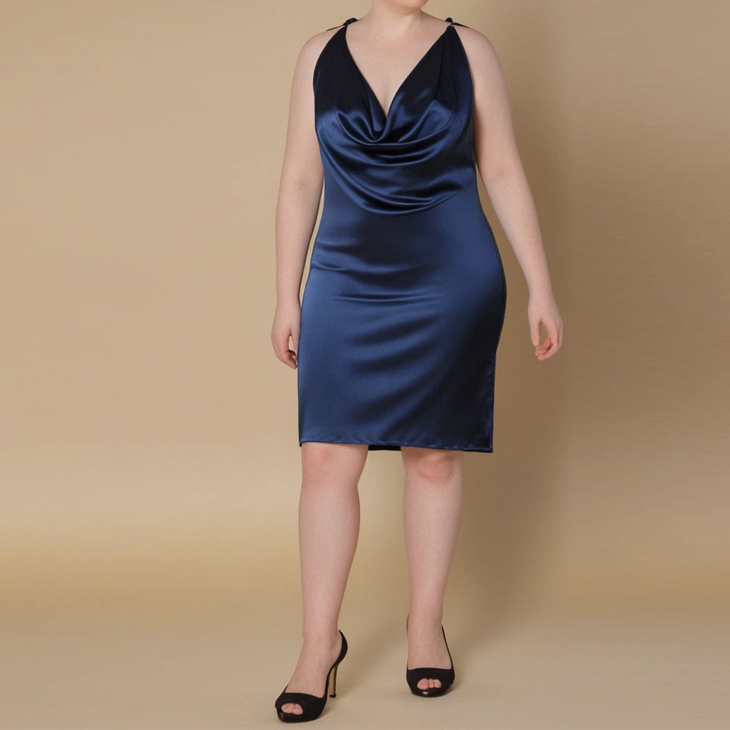 Backless Cowl Dress Sewing Pattern for Women