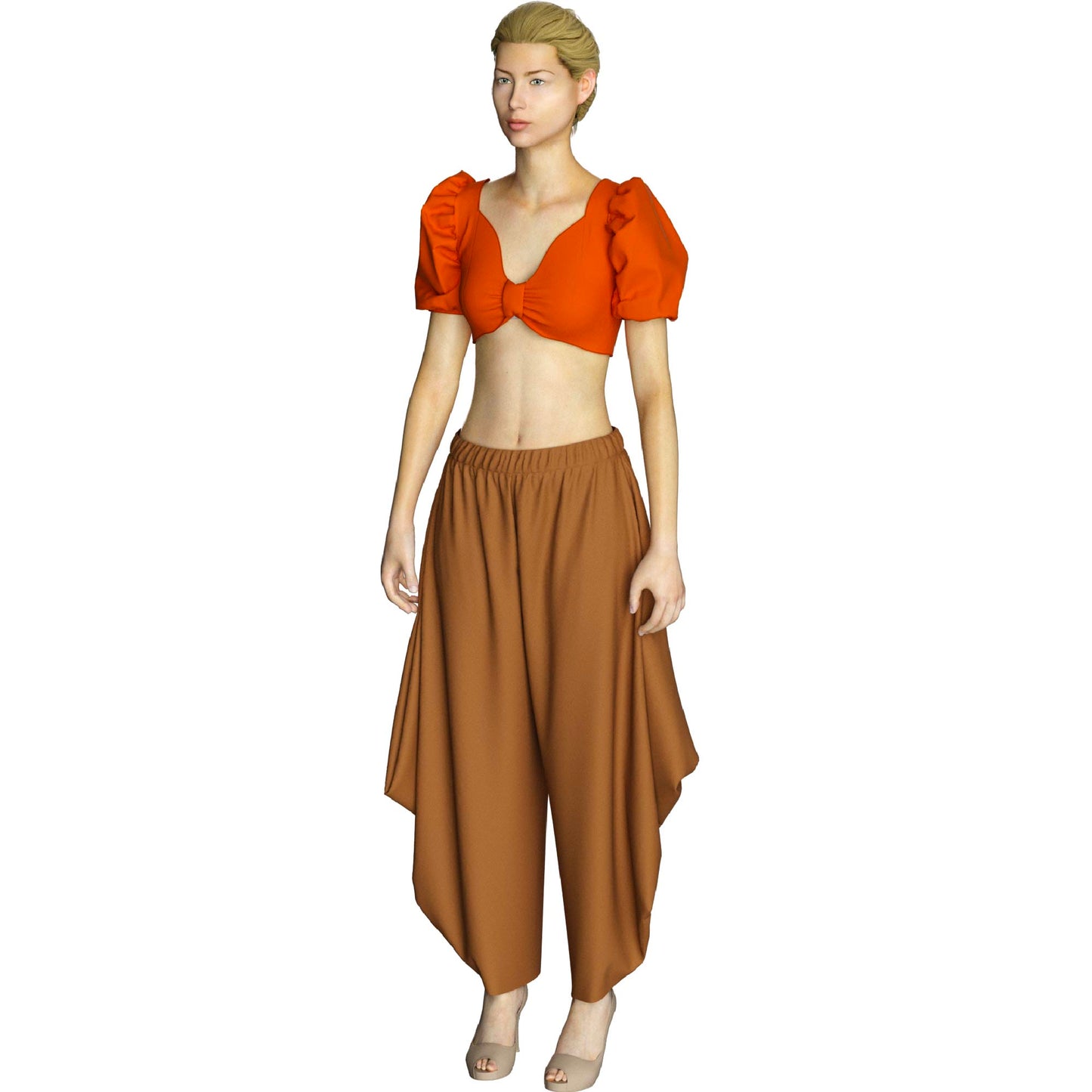 Unisex Pants Boho Paisley Pant Sewing Pattern Project