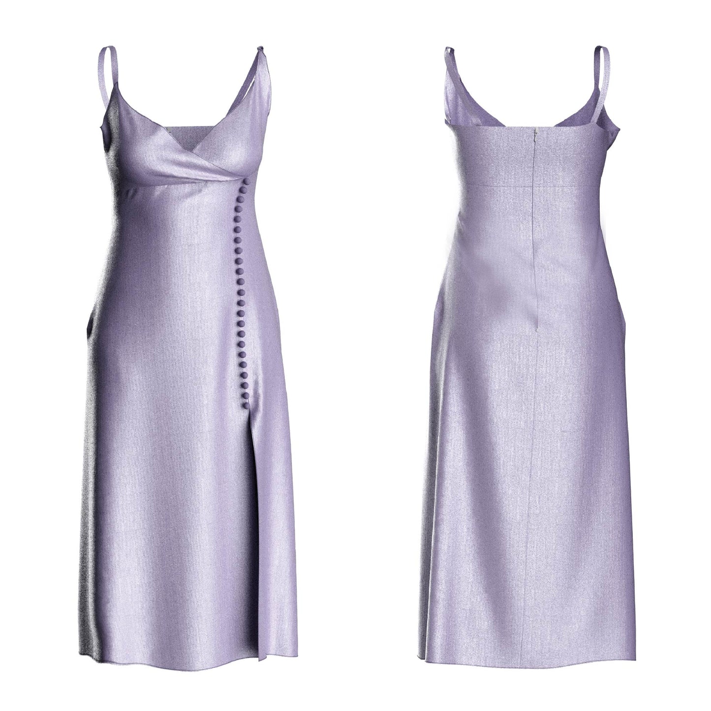 Knee Length Slip Dress Sewing Pattern