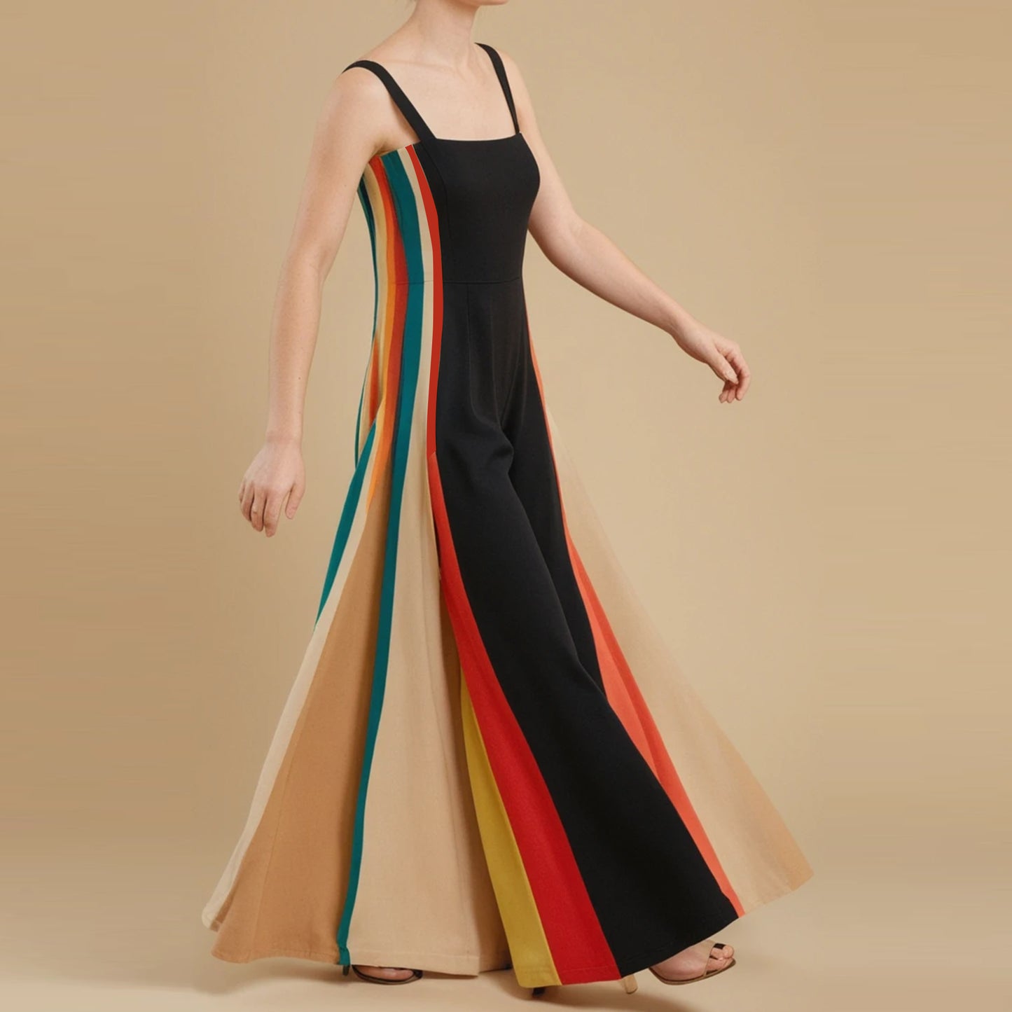 Sleeveless Jumpsuit Sewing Pattern For Women