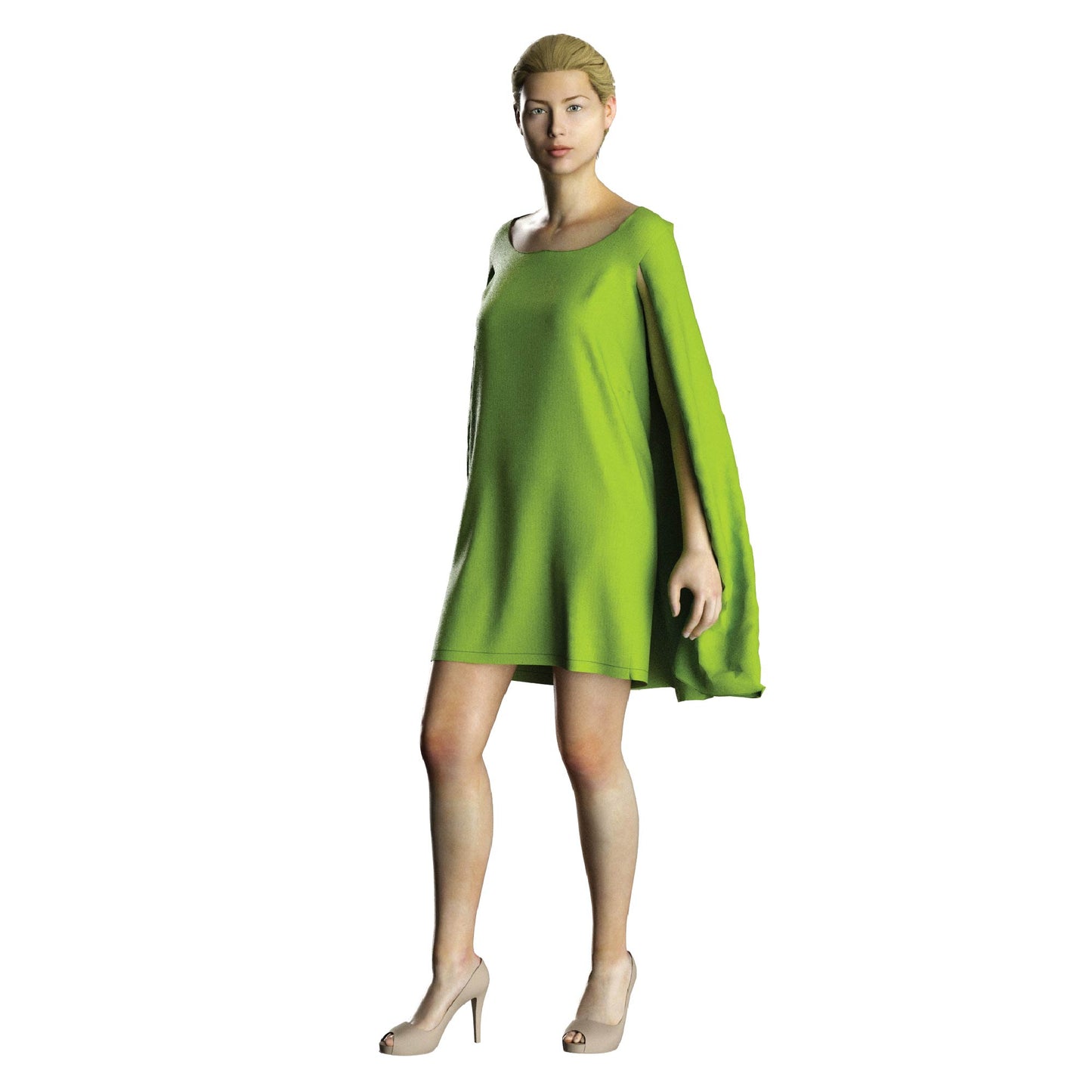 Cape Dress Pattern Design Sewing Pattern Project