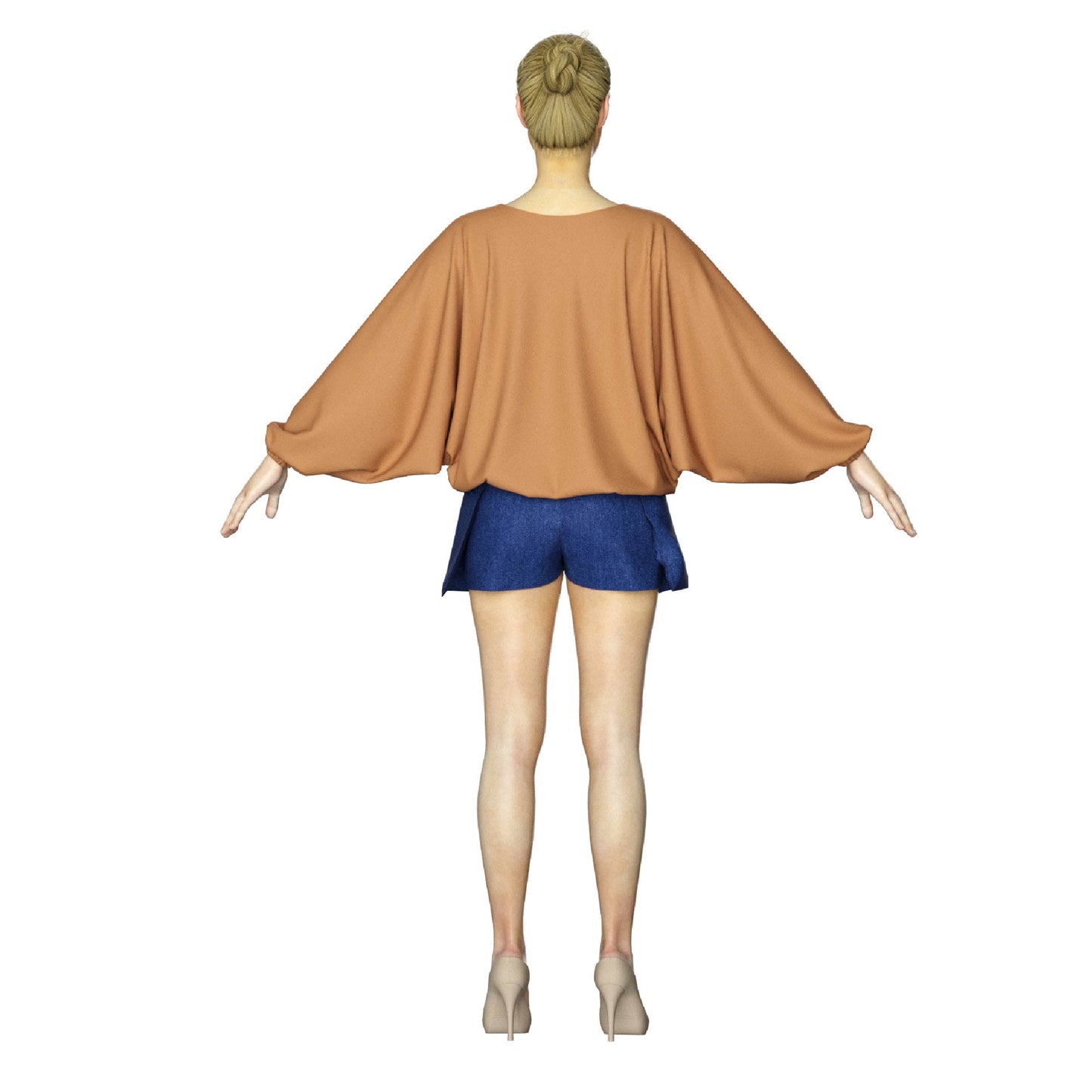 Batwing Blouse Top Sewing Pattern