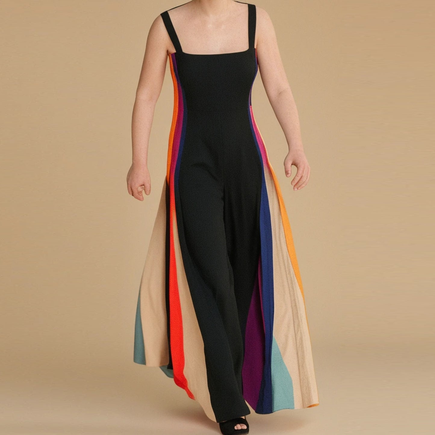 Sleeveless Jumpsuit Sewing Pattern For Women