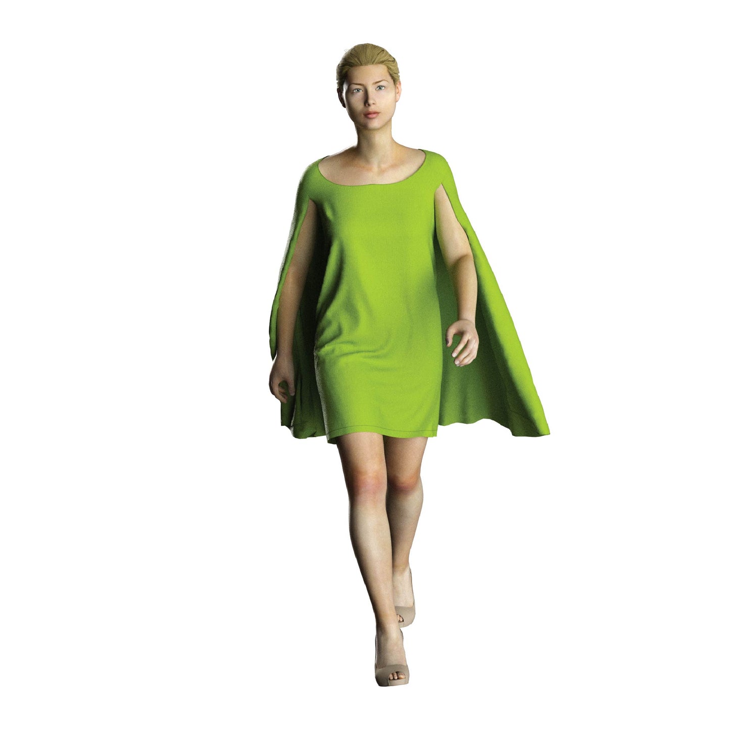 Cape Dress Pattern Design Sewing Pattern Project