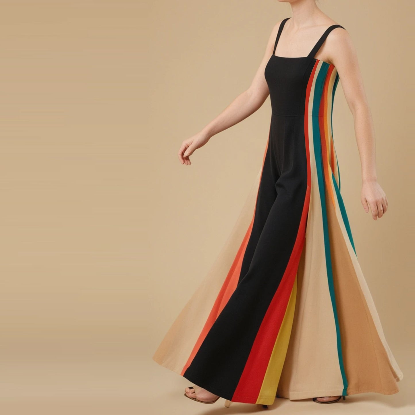 Sleeveless Jumpsuit Sewing Pattern For Women