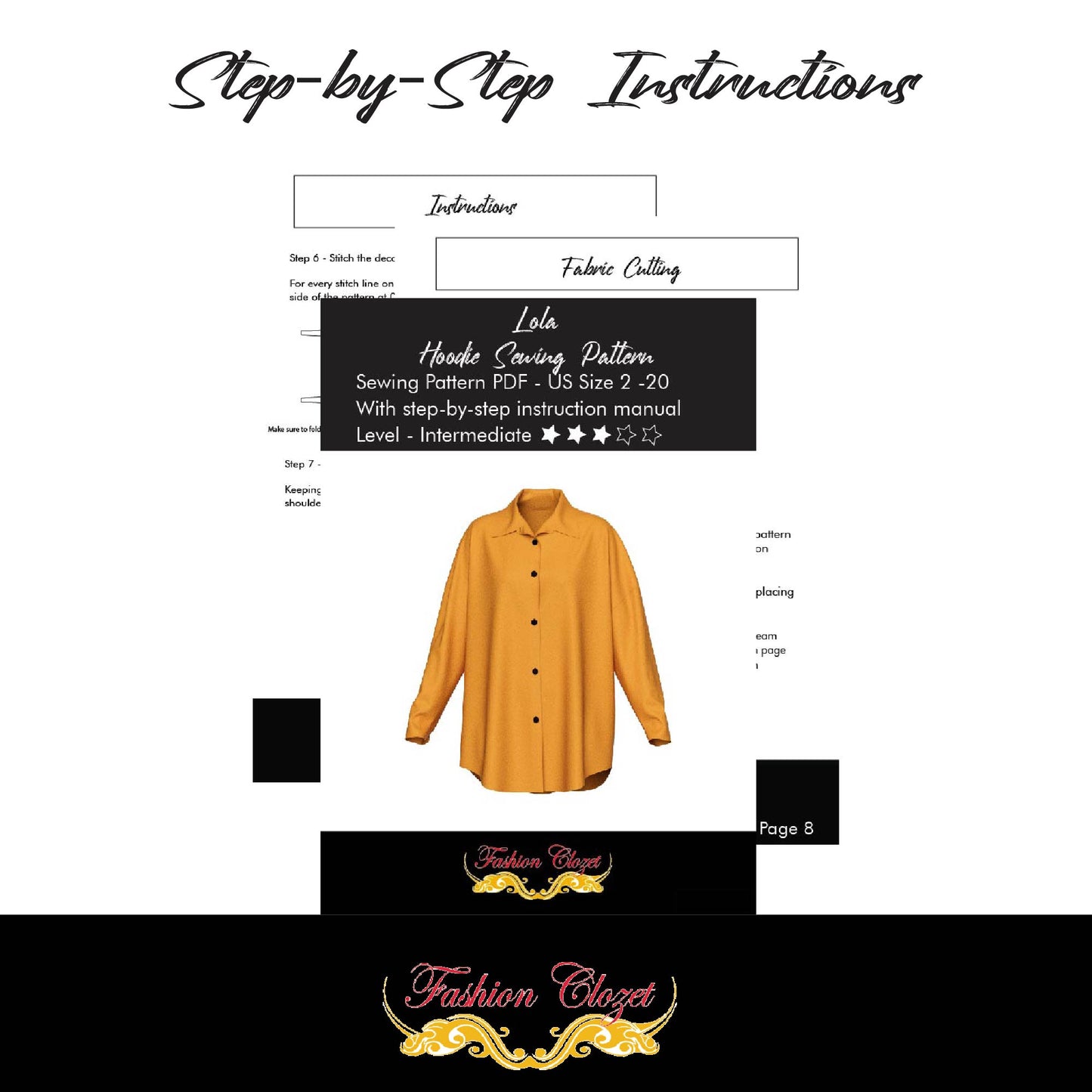 Women Shirt Easy Sewing Pattern